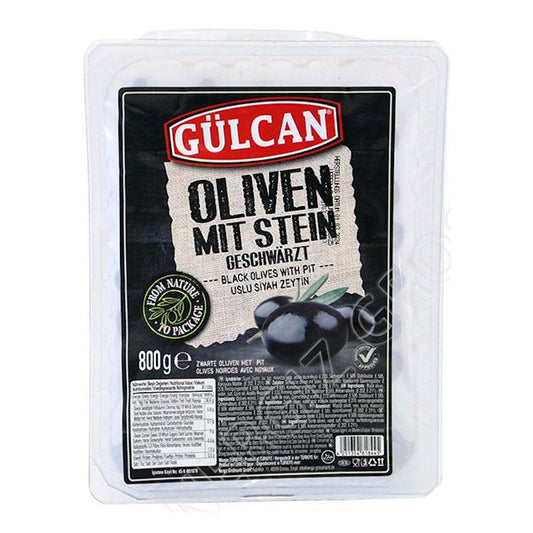 Gülcani mustad oliivid vaakumis 800g