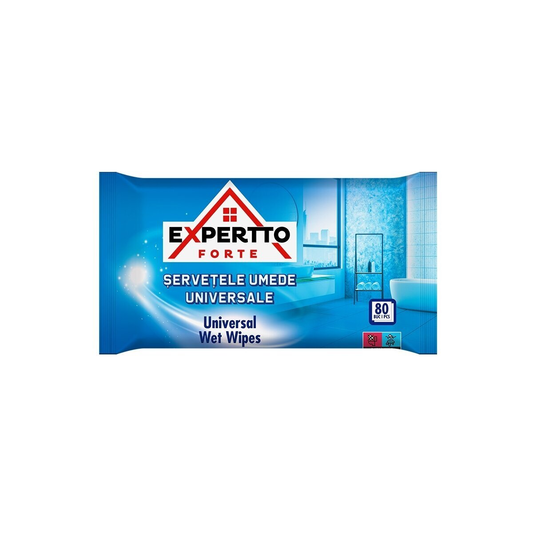 Niisked salvrätikud, EXPERTTO FORTE, universaalsed, 80 tk