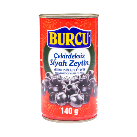 Burcu mustad oliivid ilma kivideta 140g