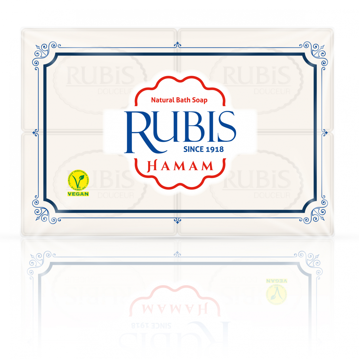 Looduslikud Türgi saunahamami seebid, RUBIS HAMAM, 150 g x 4 tk.