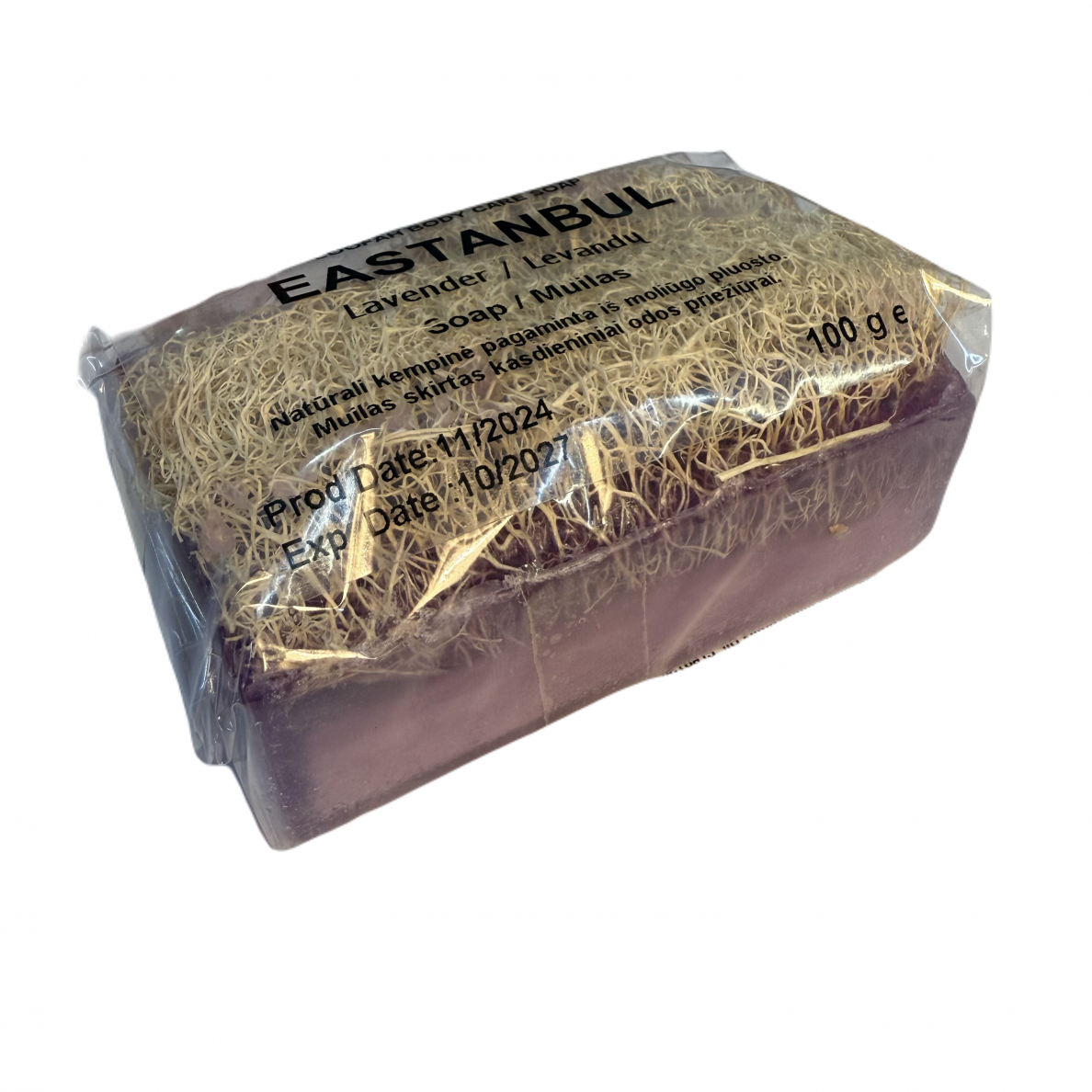 Traditsioonilised looduslikud glütseriini seebid, käsitöö lavendli lõhnaga, 100g