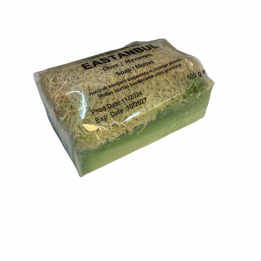 Traditsioonilised looduslikud glütseriini seebid, käsitöö oliivi lõhnaga, 100g