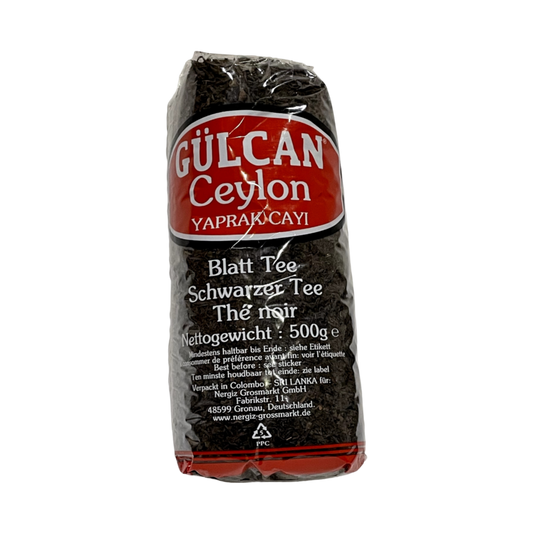 Gülcani tseiloni lehtedega must tee 500g