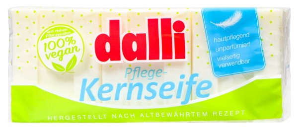 Keha hooldus seep 100% vegan, DALLI, 3x100 g