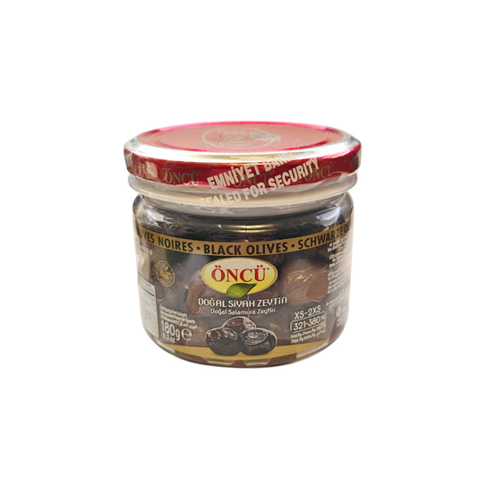 Mustad oliivid, Öncü, soolatud (Xs)-(2xs) 180 G