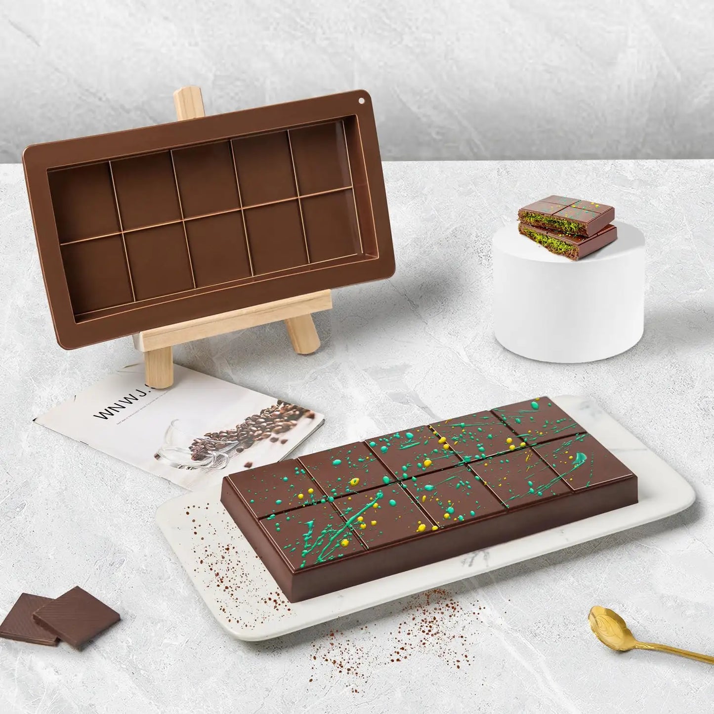 Silikoonvorm Dubai šokolaadi valmistamiseks