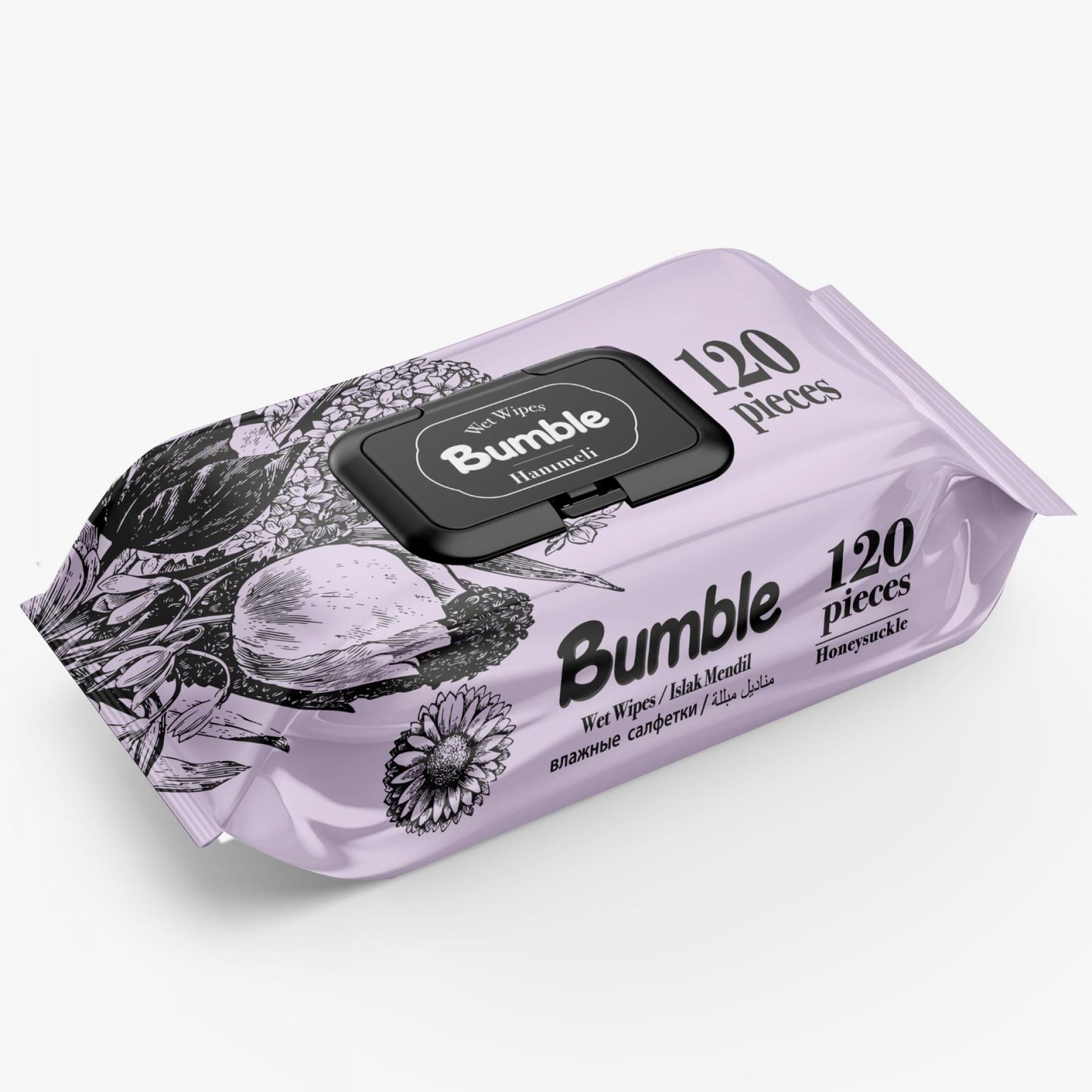 Bumble niisked salvrätikud kuslapuuga 120 tk