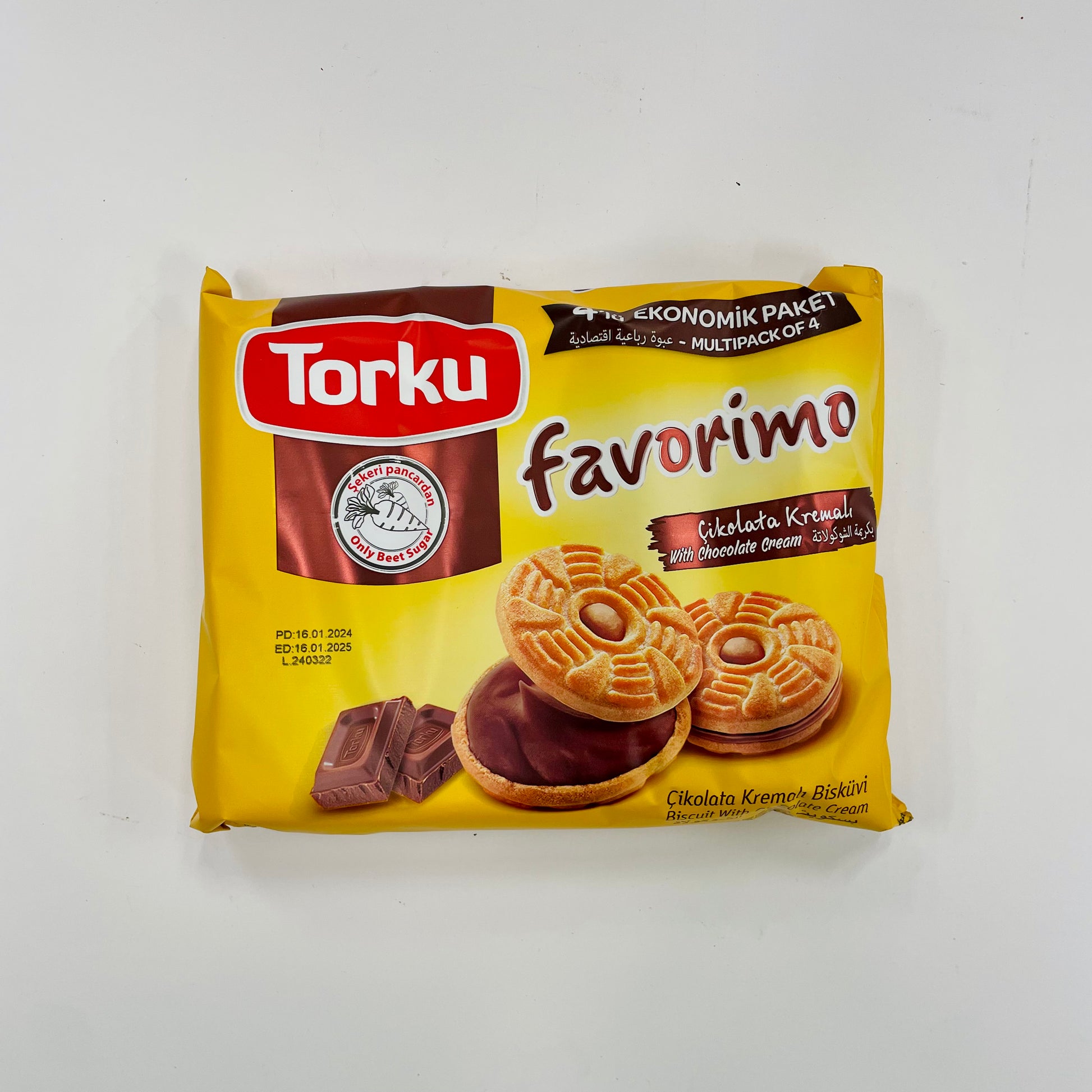 Tork küpsised Favorimo šokolaadiga, 244g 