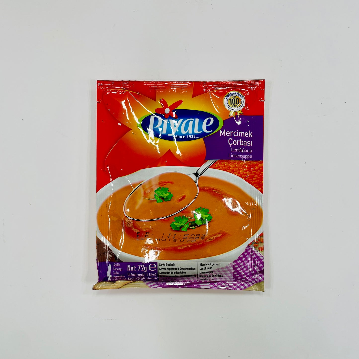 Piyale läätsesupp Mercimek, 72g