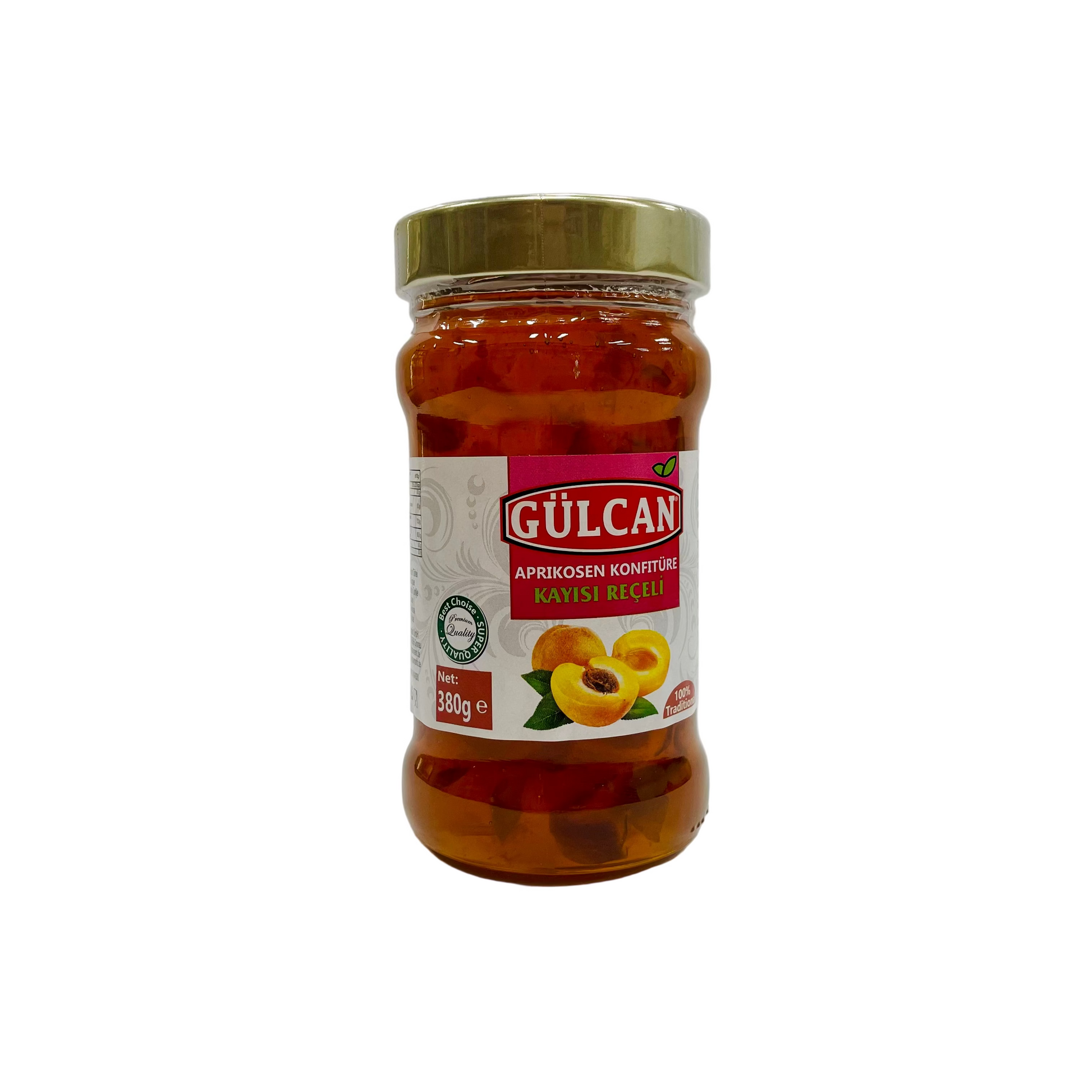 Gulcani aprikoosi moos, 380g 