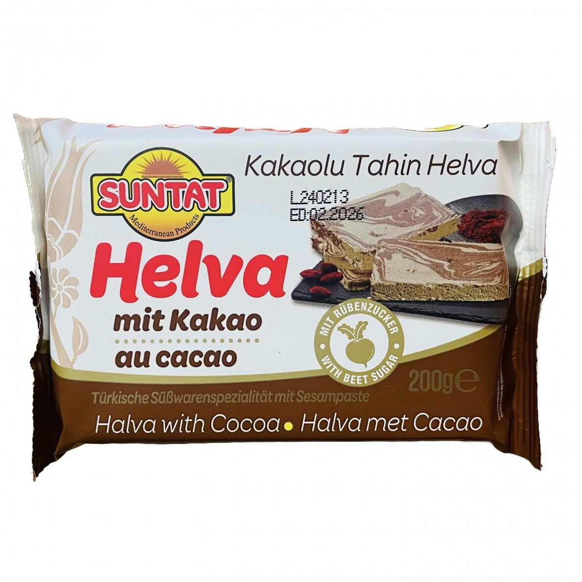 Suntat šokolaadiga halvaa, 200g