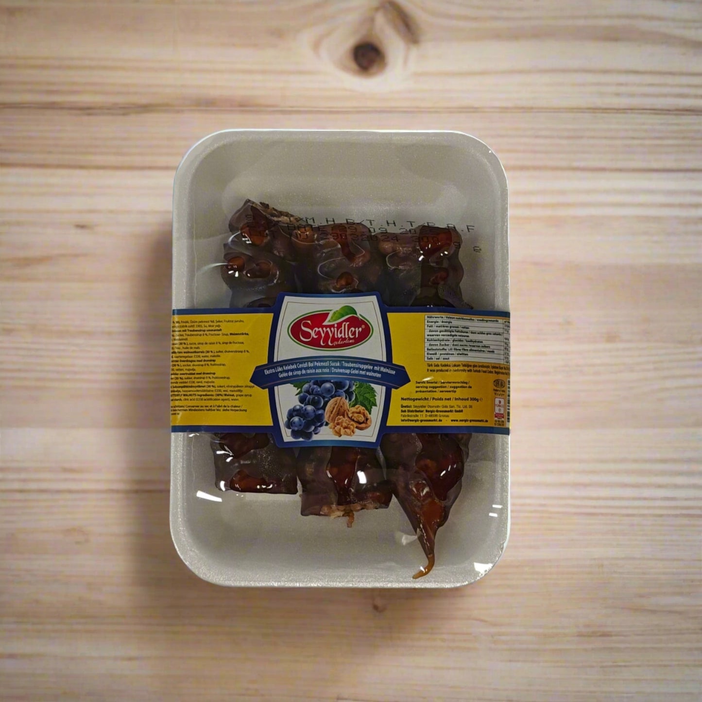 Seyyidleri kreeka pähkli tangid ekstra viinamarjamelassiga 300g