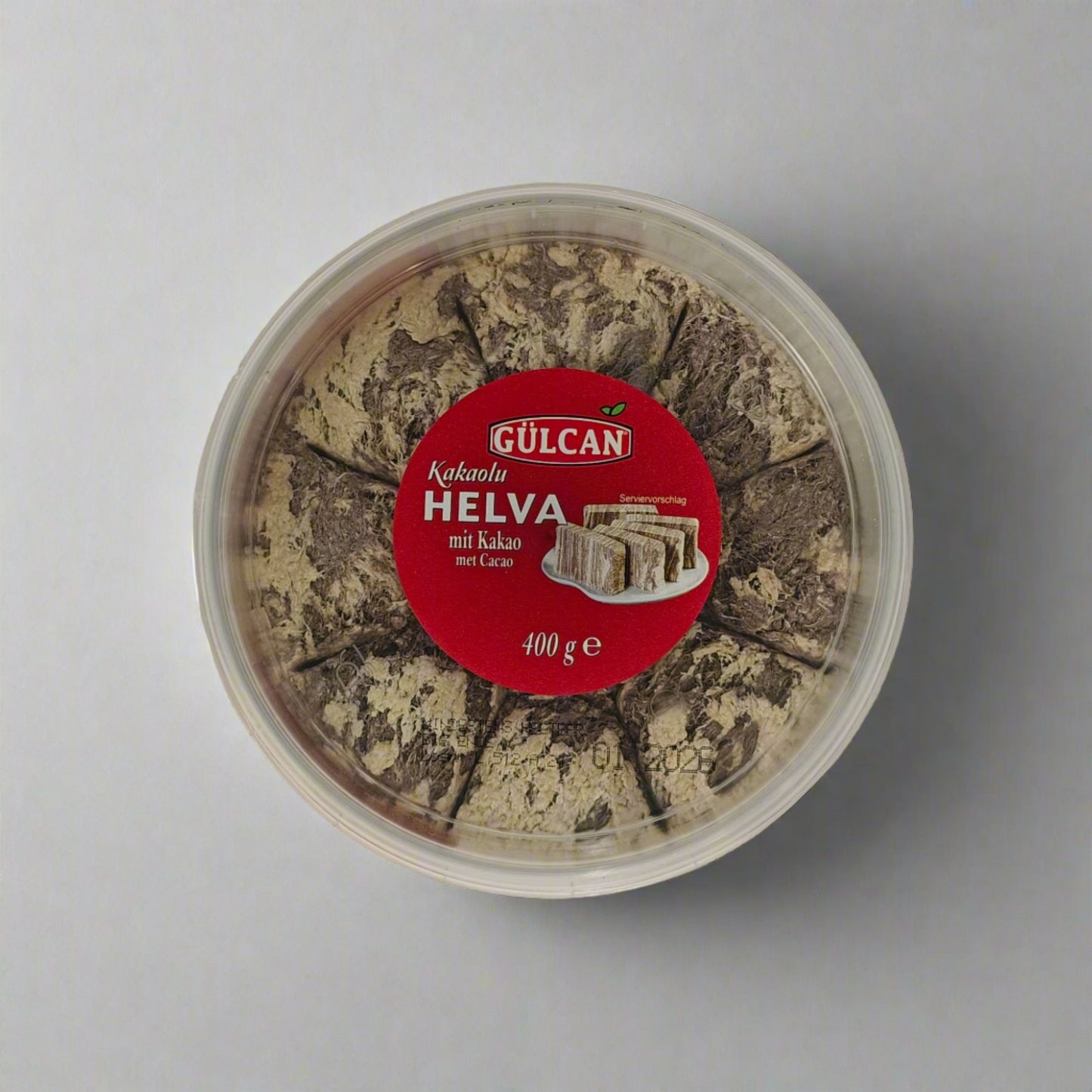 Gülcani šokolaadihalvaa, ümmargune 400g