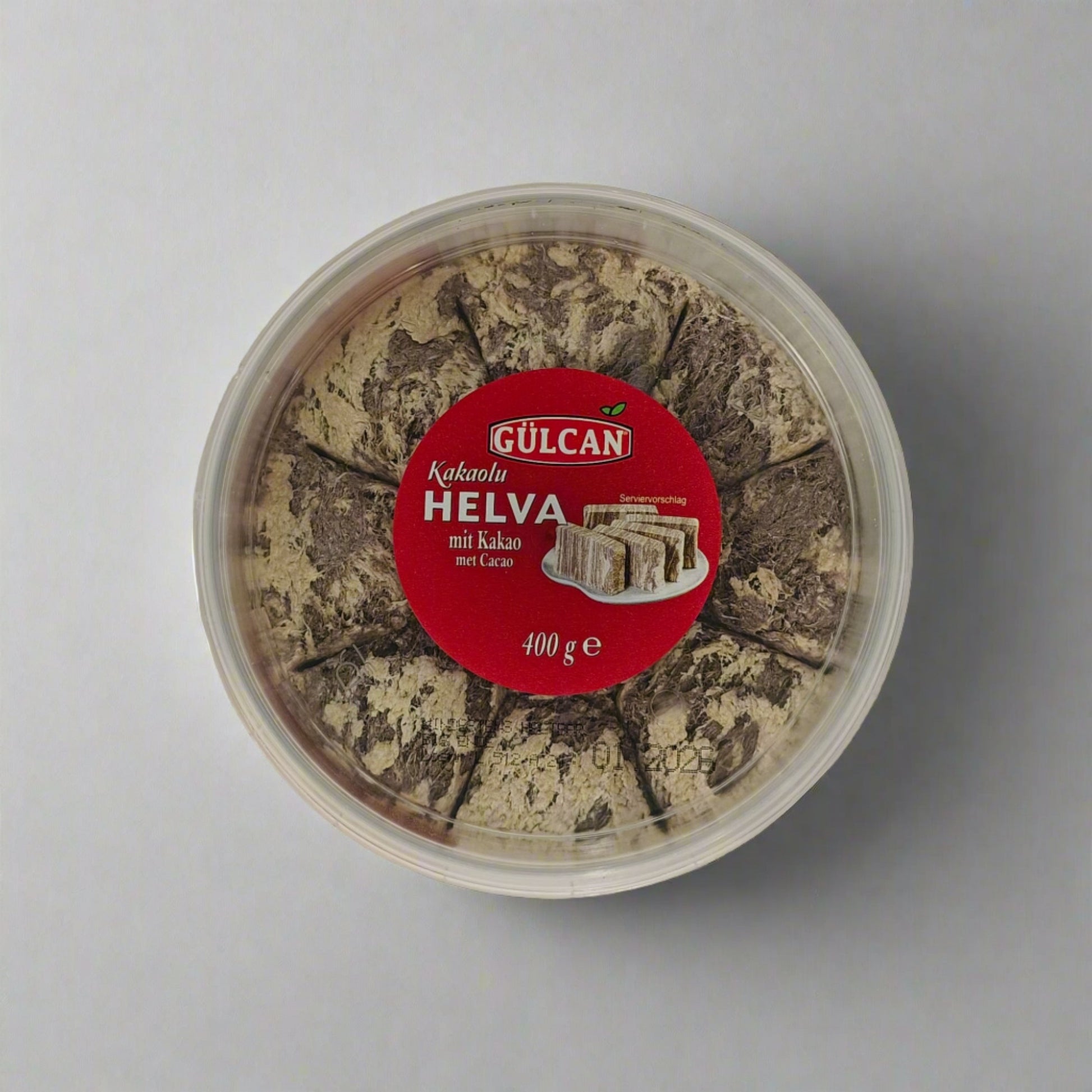 Gülcani šokolaadihalvaa, ümmargune 400g 