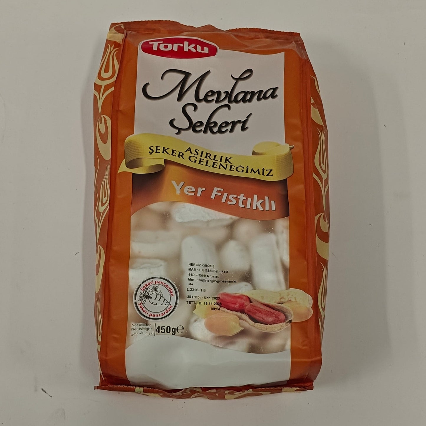 Mevlana maapähklikommid 450g