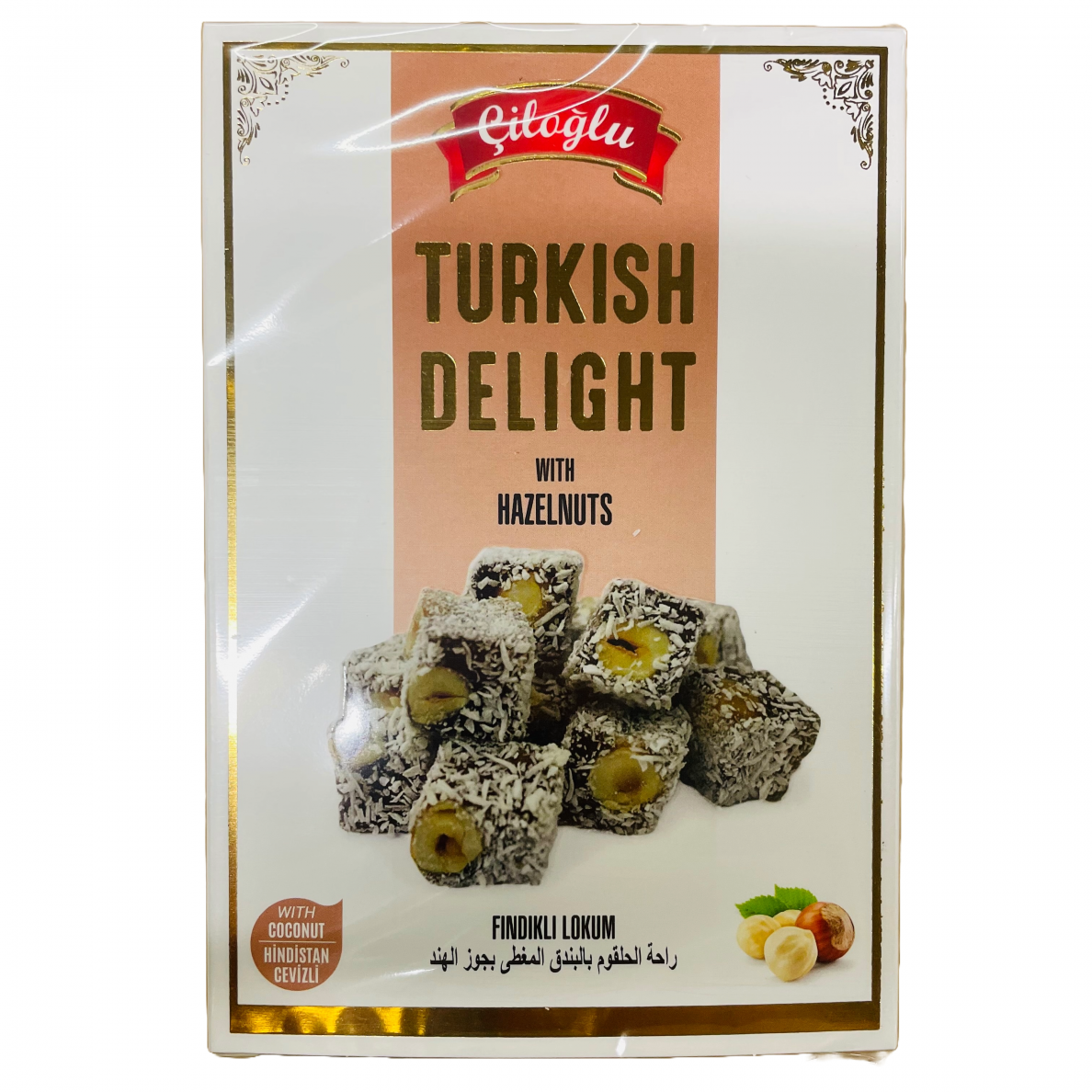 Lukums sarapu pähkli- ja kookositäidisega CILOGLU, 200g 