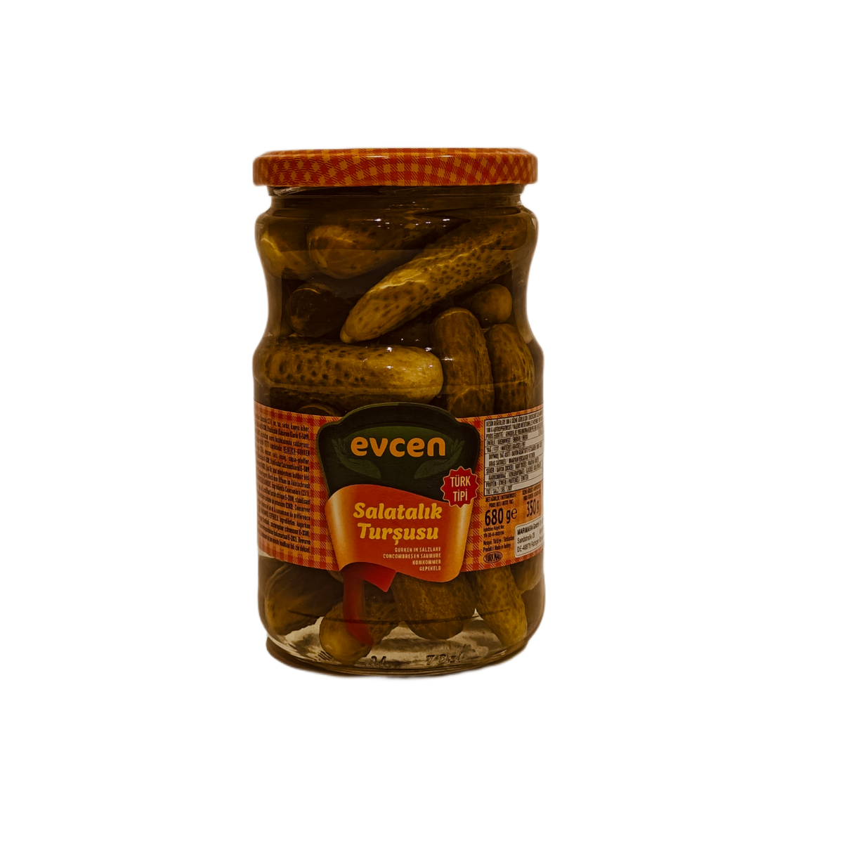 Evceni marineeritud kurgid 720g/350g 