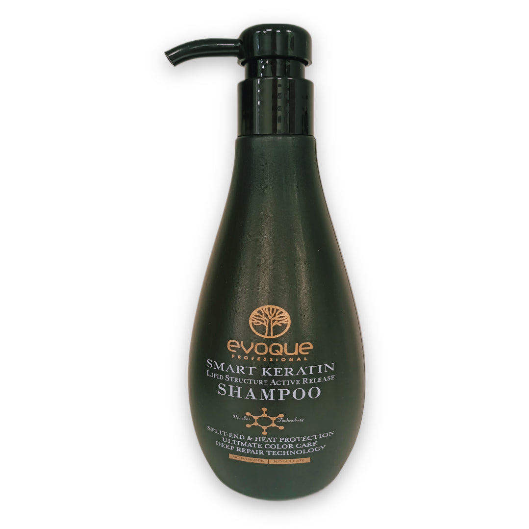 EVOQUE PROFESSIONAL SMART KERATIIN LIPIIDIDE STRUKTUURI AKTIIVVABASTUSE ŠAMPOON 