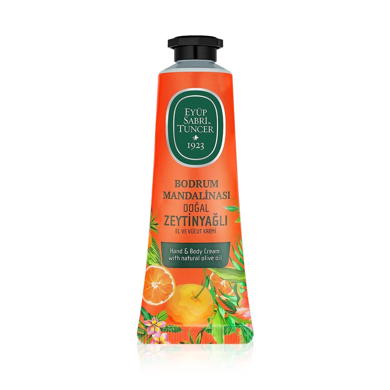 Eyup Sabri Tuncer looduslik oliiviõli käte- ja kehakreem Bodrum Mandarin 50ml 