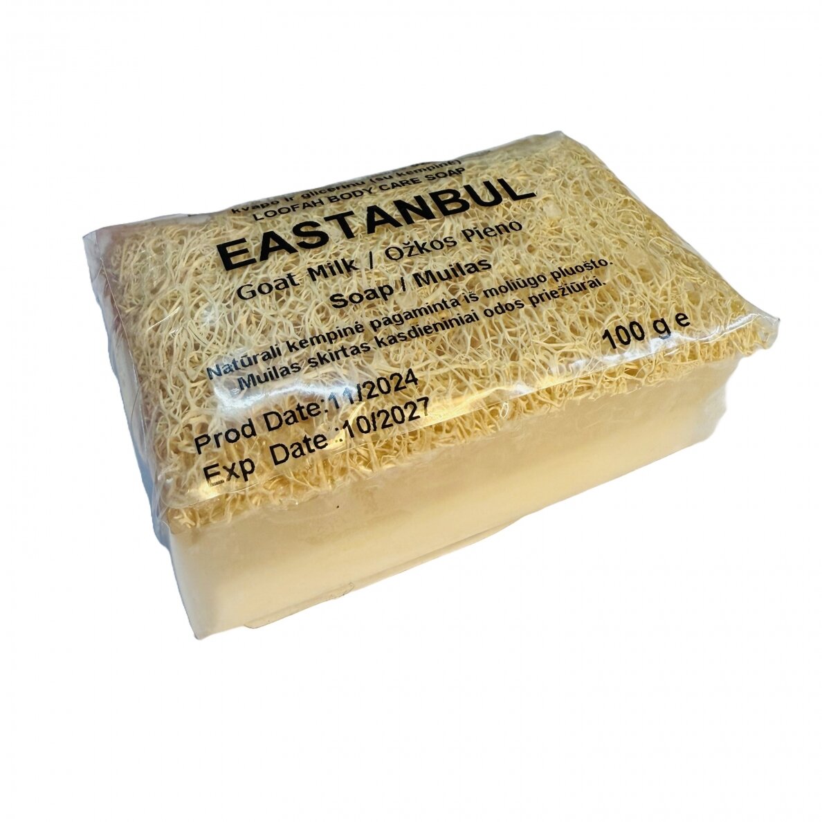 Traditsioonilised looduslikud glütseriini seebid, käsitöö kitsepiima lõhnaga, 100g 