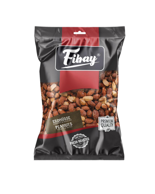 Fibay röstitud soolatud maapähklid 130g