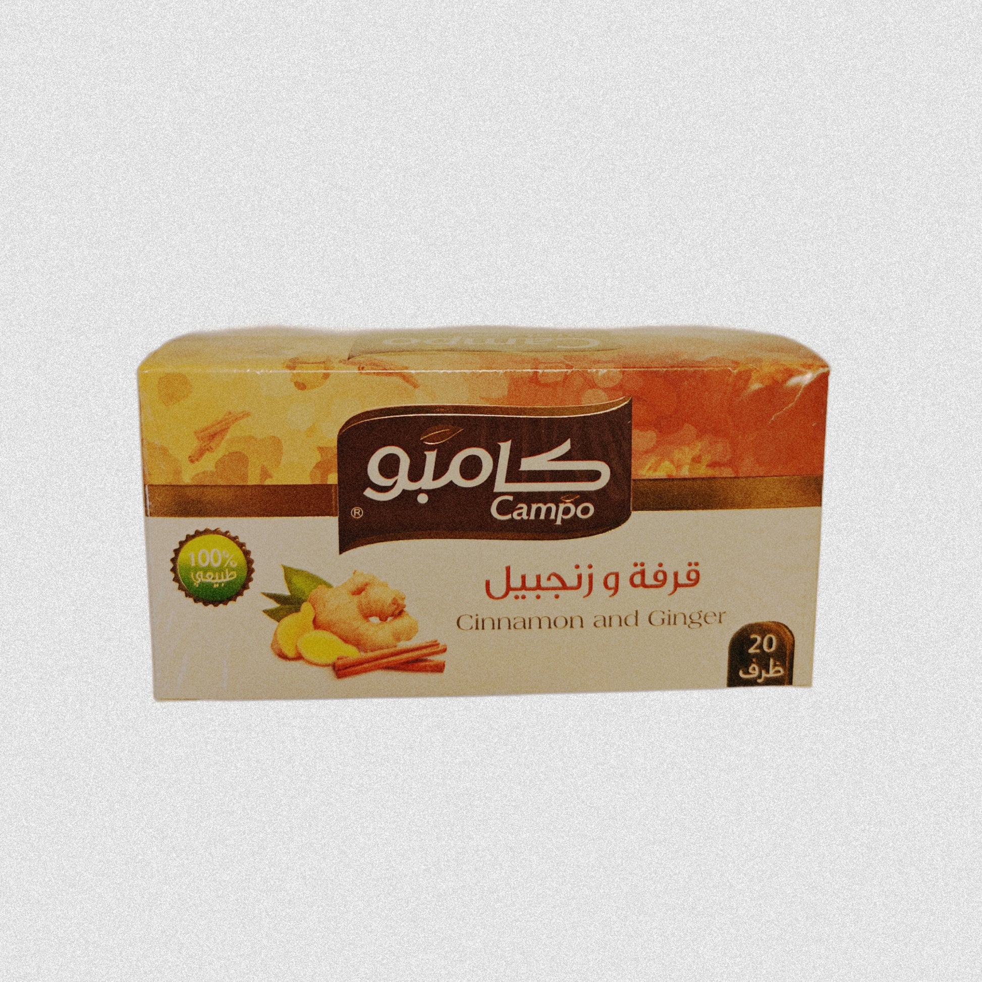 Campo ingveri- ja kaneelitee, teekotid 20x2g kanēļa tēja
