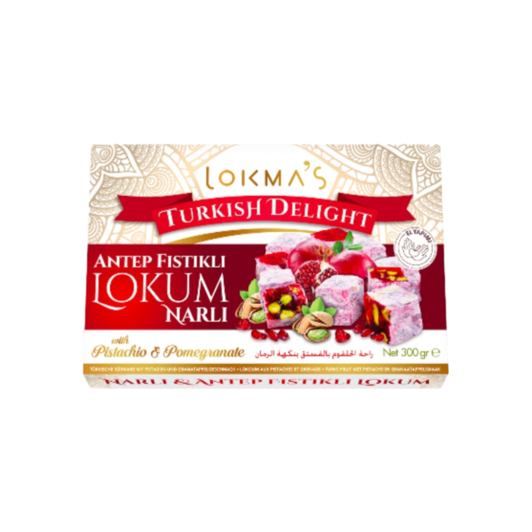 Lokma granaatõuna lokumid pistaatsiapähklitega 300g 