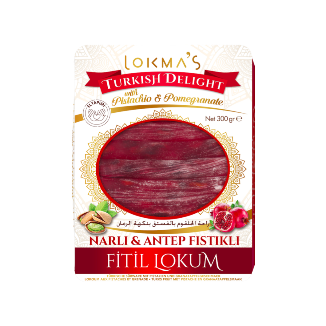 Lokma granaatõunapulgad pistaatsiapähklitega 300g 
