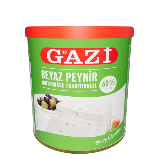 Gazi traditsiooniline lehmapiimast valmistatud juust 60% rasvasisaldusega 750g/500g