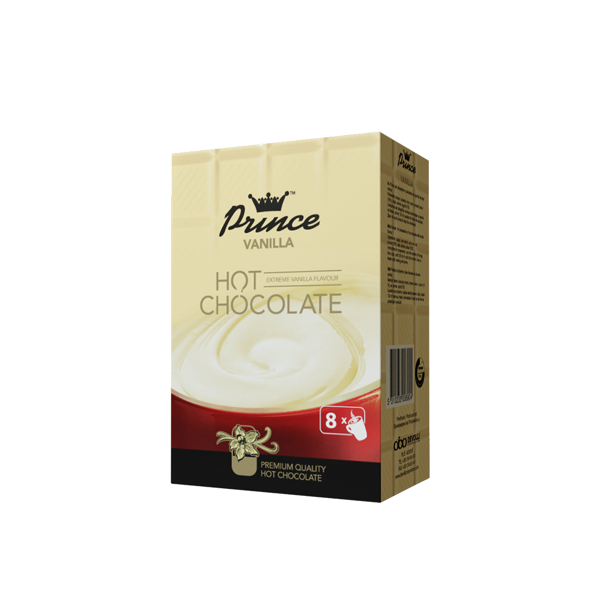 Prince kuum šokolaad, kakao vaniljemaitsega 8x25g 