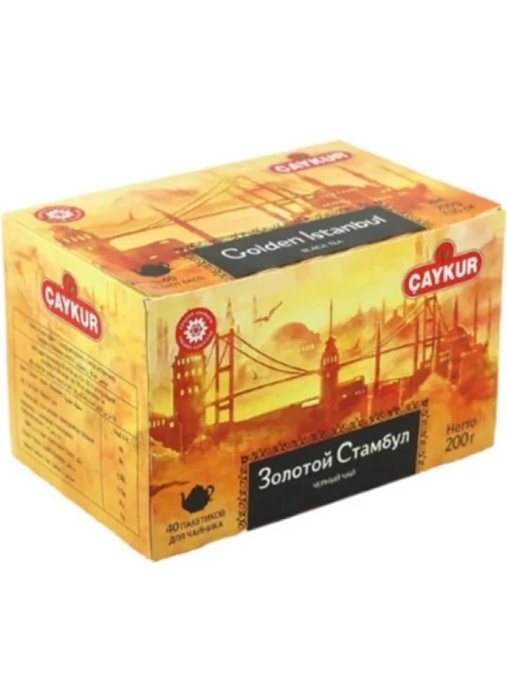Çaykur Zelta Stambula, melnā tēja, 40 tējkannas maisiņi, 200g