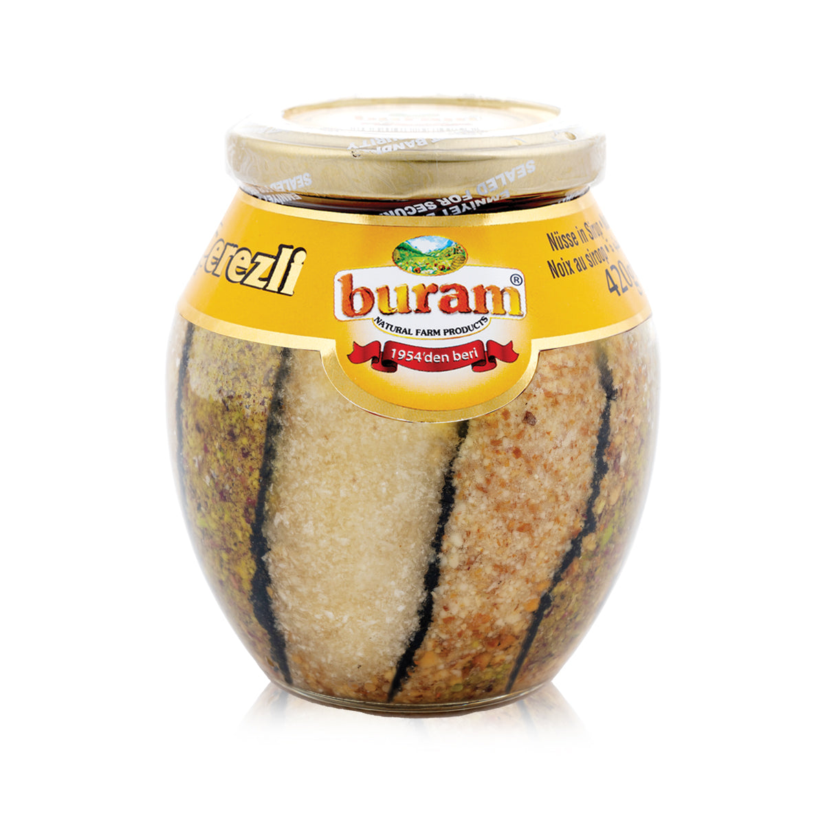 Buram magus jahvatatud pähklisegu 420g saldais malto riekstu