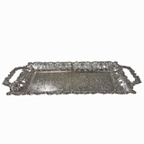 Turku kafijas, tējas paplāte sudraba krāsā (metāla)