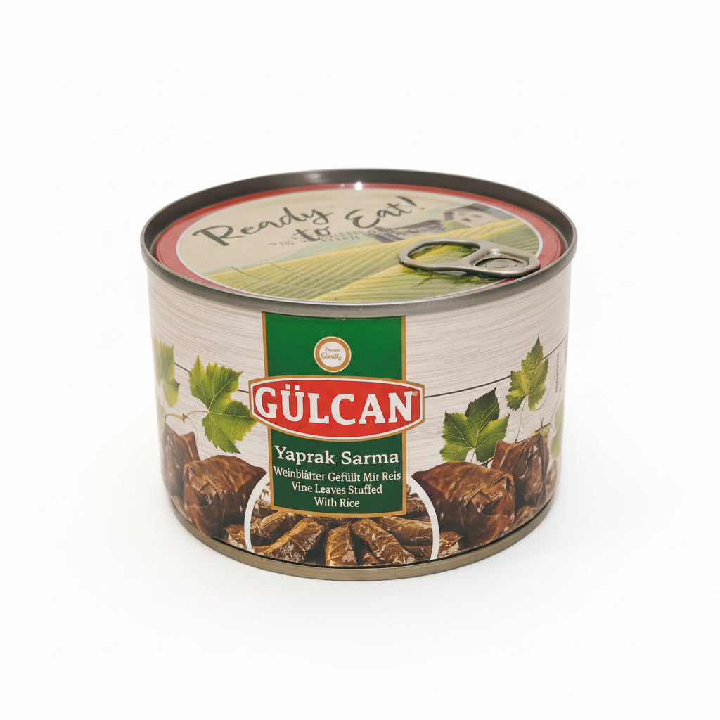 Gulcan yaprak sarma Dolma viinamarjalehtedes 400g vinogu-lapas