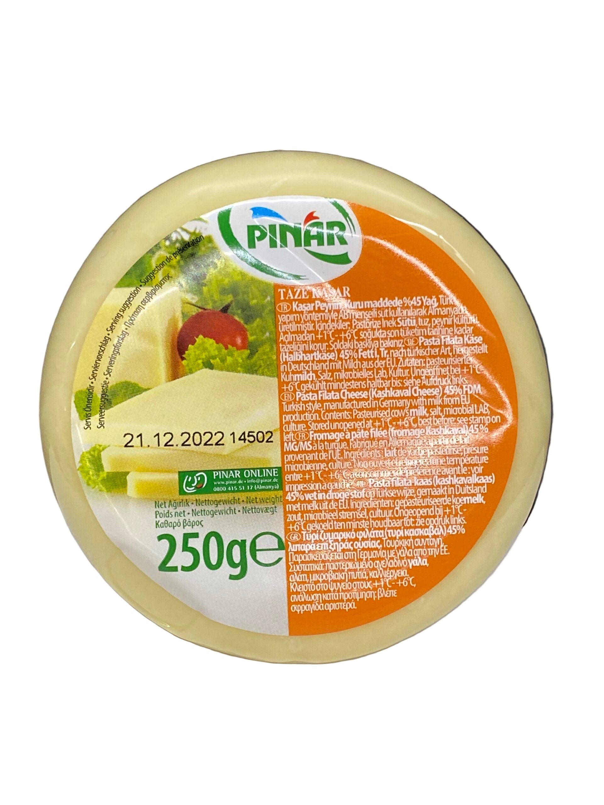 Pınar kaşar juust kashkaval 250g  Pınar taze kaşar 250g -  by Pınar - austrumu ēdieni, kaşar peyniri, turkish, turku, ēdieni